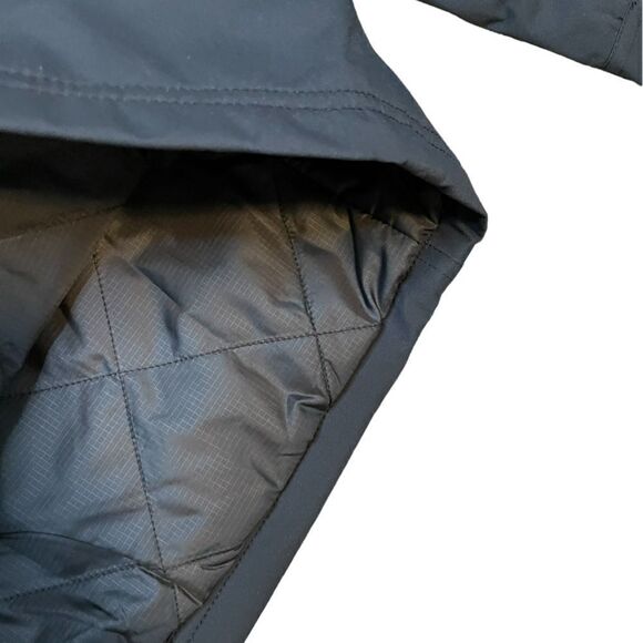 NWOT AETHER Half Zip Snap Pullover Hooded Anorak Jacket Black Size 1 / XS - Picture 5 of 6